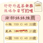 新妹妹上班了 有哥哥想要試車嘛 都七折可約喔！！！